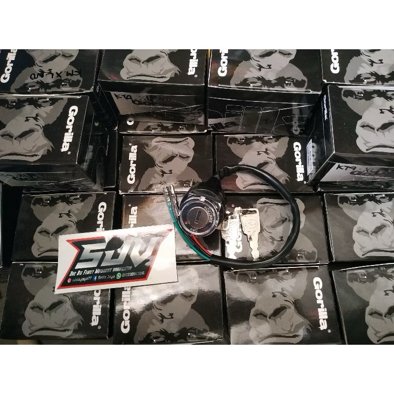 KUNCI KONTAK CB CG125 GORILLA KABEL 4 IMPORT
