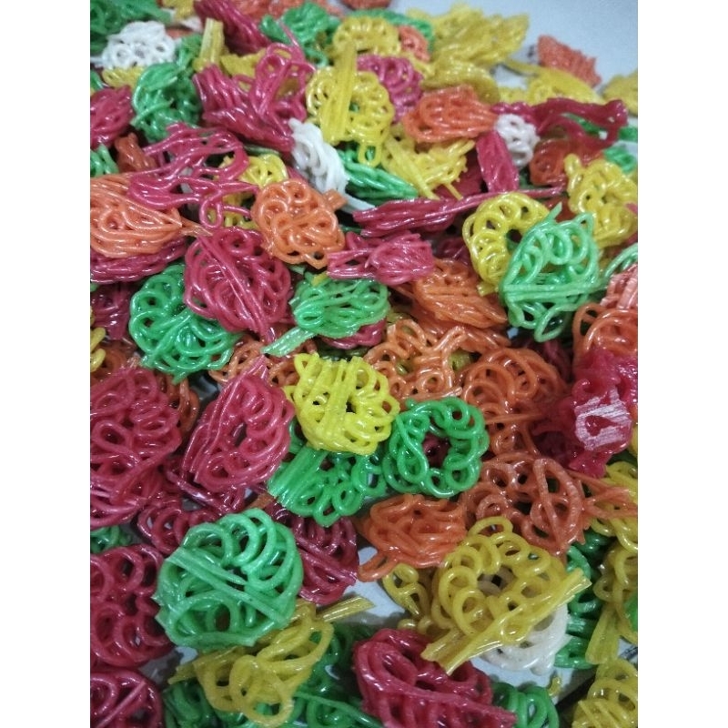 

Kerupuk Mawar Mini - Kerupuk Seblak - Kerupuk Mentah Kemasan 500Gram