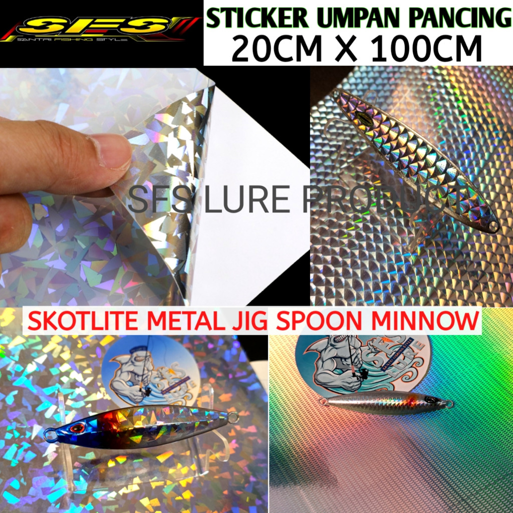 SKOTLET METAL JIG SKOTLET UMPAN PANCING STIKER METAL JIG MINNOW STIKER MINNOW SKOTLET UMPAN PANCING 