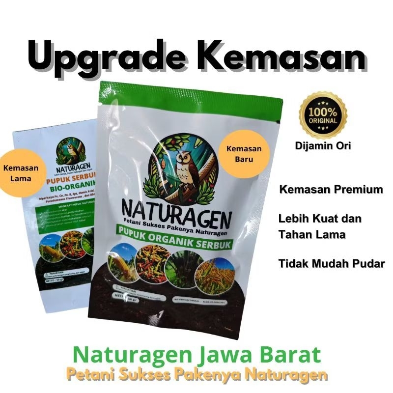 Termurah Pelebat Buah Naturagen Original Termurah Pupuk Naturagen Padi Naturagen Pupuk Padi Bubuk