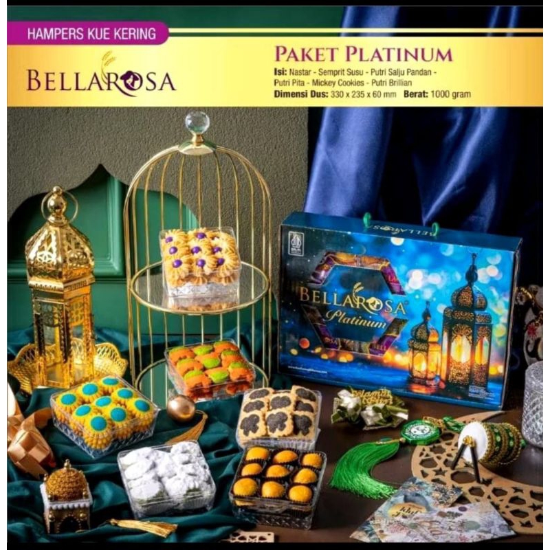 

Paket Kue Kering Bellarosa Platinum - Hampers Lebaran