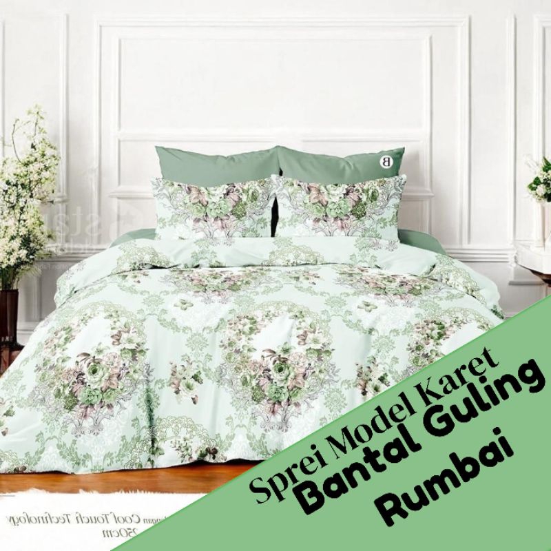 Sprei Bunga Katun STAR Motif Antoinette Pink