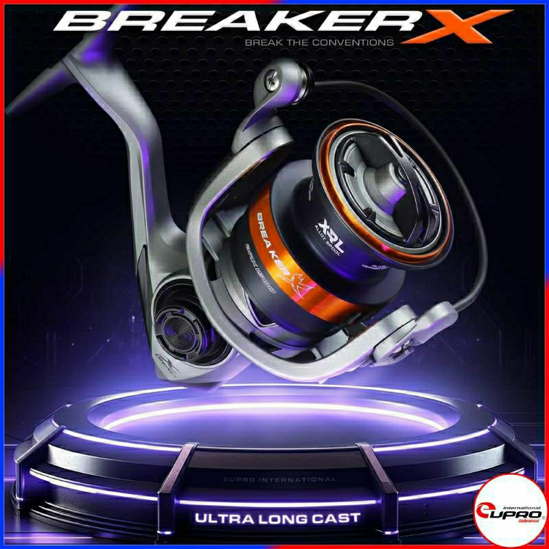 Reel Eupro Breaker X 1500 | 2500 | Power Handle
