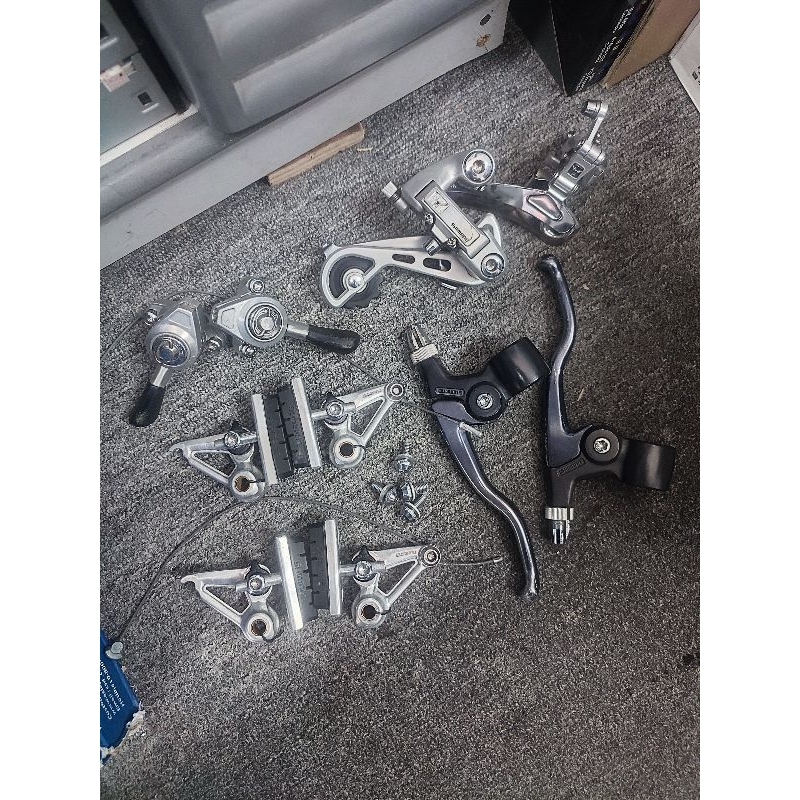 shimano deore xt m700 a.k.a deer head groupset vintage mtb gravel commuter bike