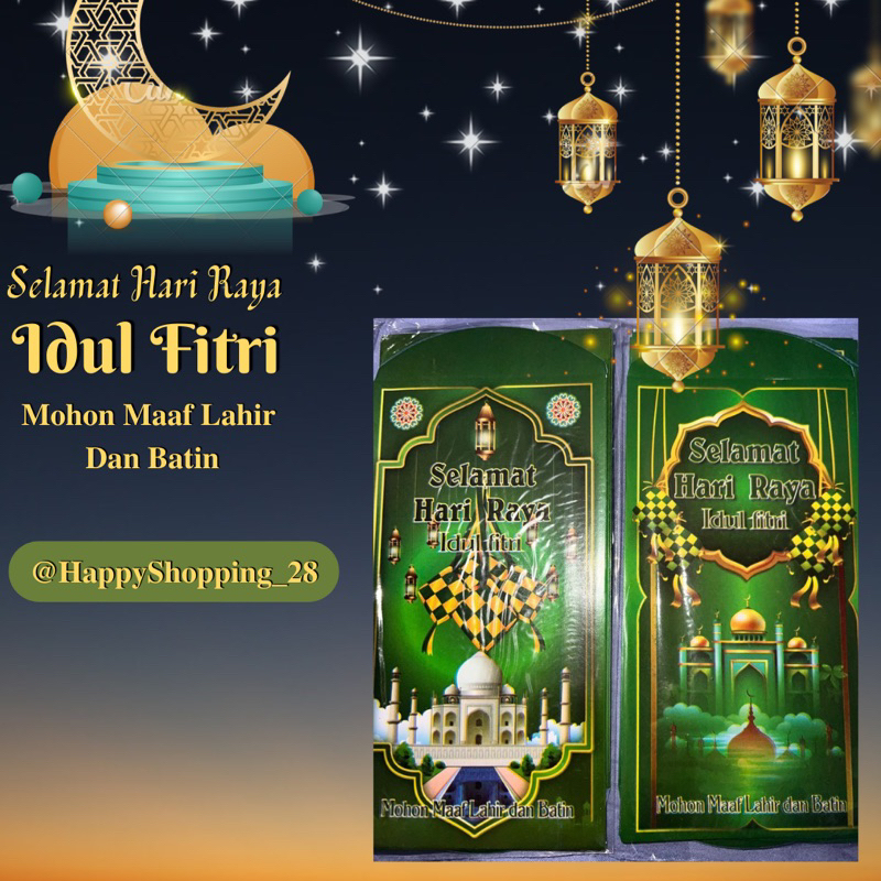 

[LEBARAN] Amplop Lebaran 2025 Model Resmi JUMBO (isi 10 pcs)