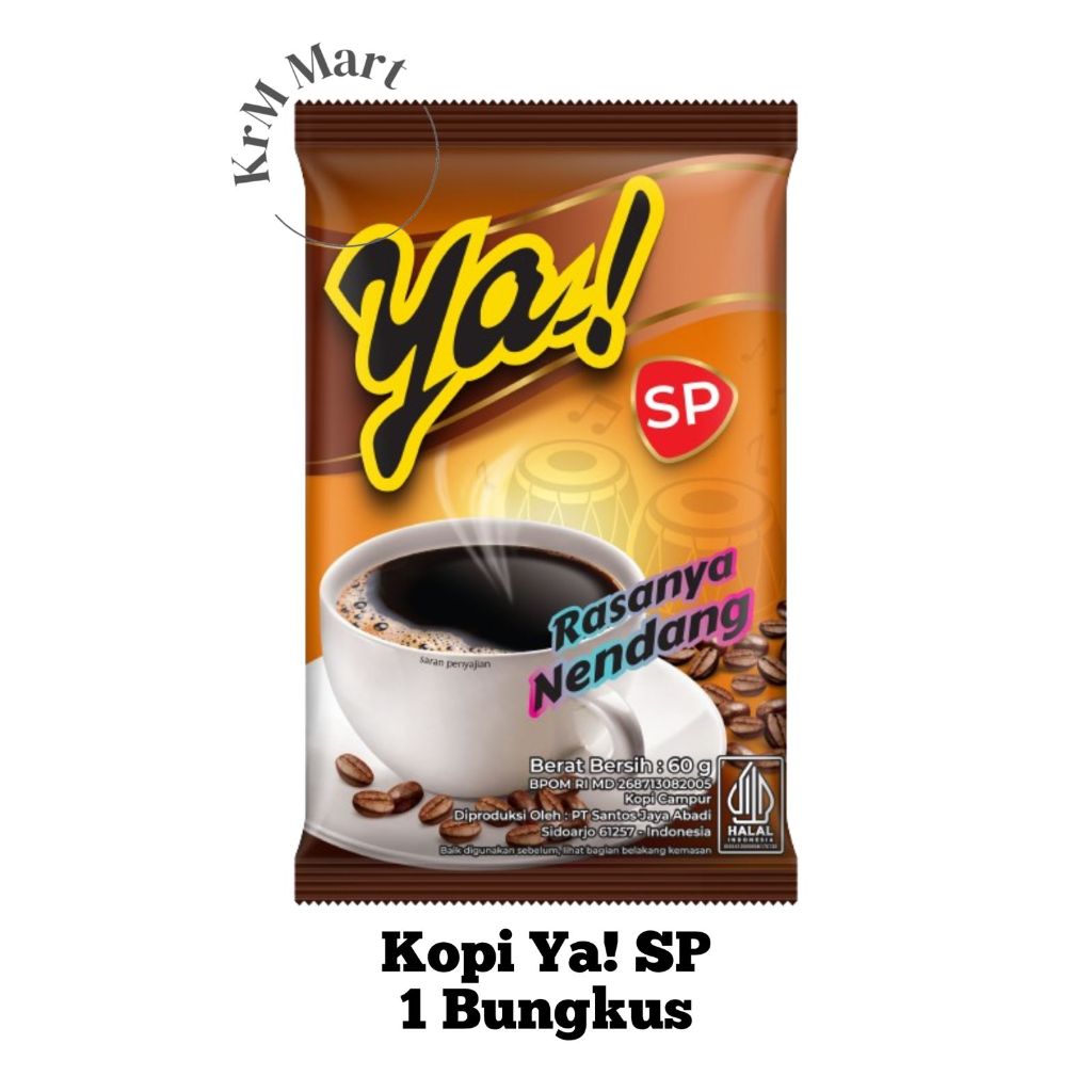 

Kopi Ya SP 1 bungkus 60 gram rasanya nendang coffee Ya! minuman bubuk instan