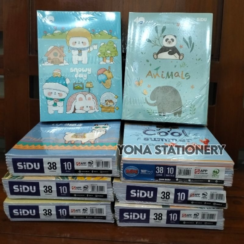 

Ay00! BUKU TULIS SIDU 38 LEMBAR 1 PAK : ISI 10 PCS