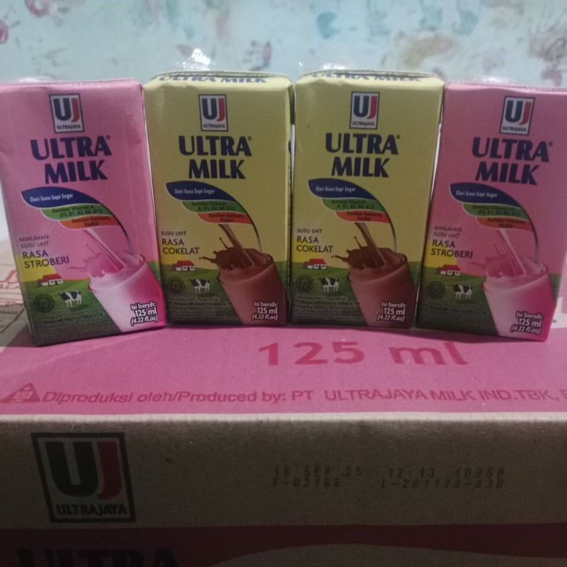 

susu ultra milk 125 ml
