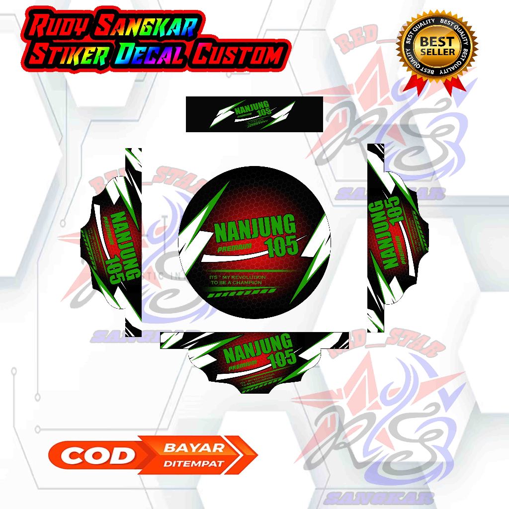 STIKER DECAL TEBOK LOVEBIRD TEBOK LB EBOD NANJUNG