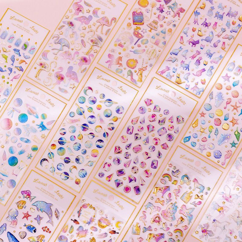 

Stiker Lunar Teens Anak Motif Warna Warni Stiker Buku Timbul Stiker Luna Teens