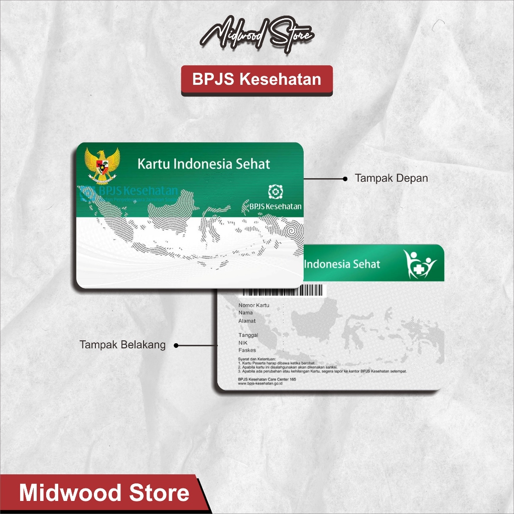 Cetak Kartu BPJS Bahan PVC