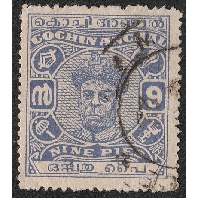 

A 11500 SATU BUAH PRANGKO COCHIN ANCHAL NOMINAL NINE PIES DENGAN KONDISI SUDAH ADA CAP