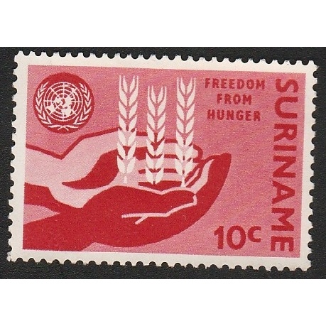 

A 11502 SATU BUAH PRANGKO SURINAME TEMA FREEDOM FROM HUNGER DENGAN KONDISI BELUM ADA CAP