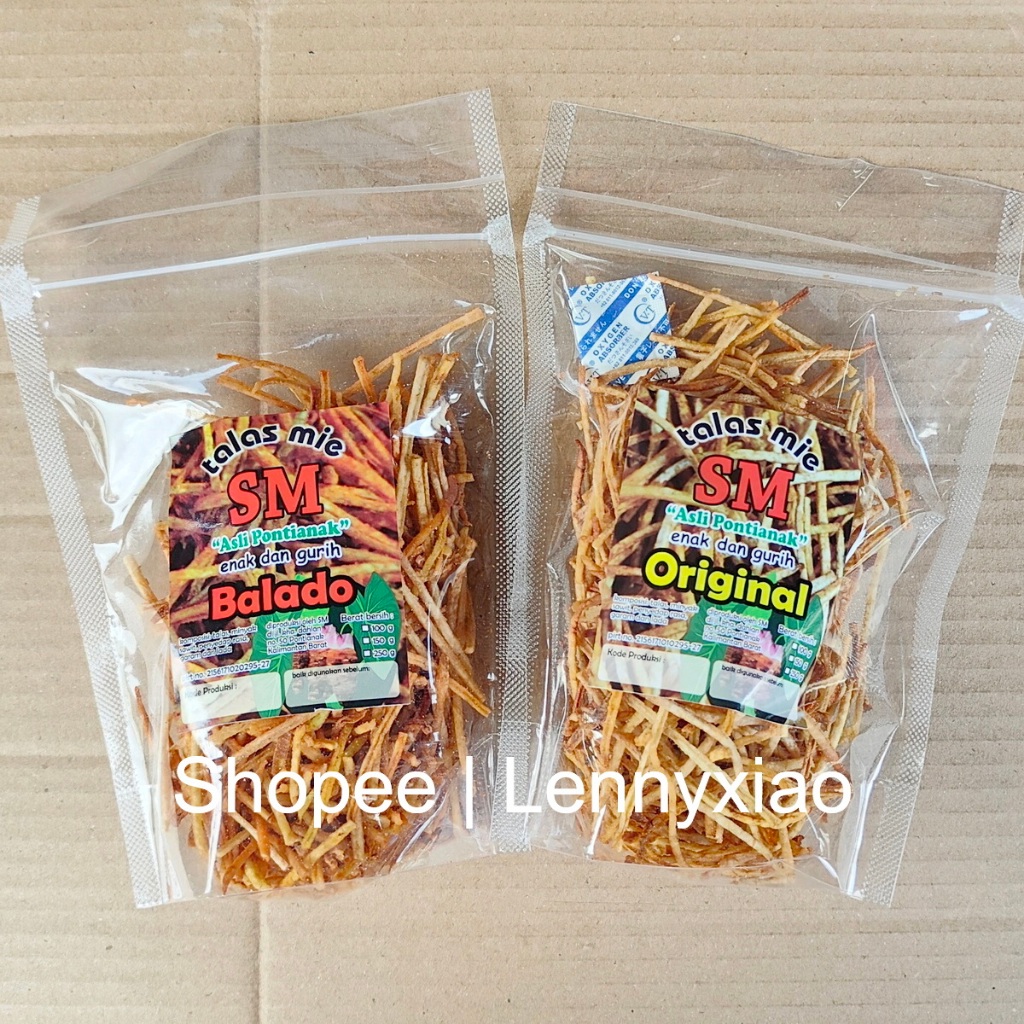 

Snack MIE Talas Tipis Halus SM MIE - Paling Enak dan Gurih Khas Pontianak