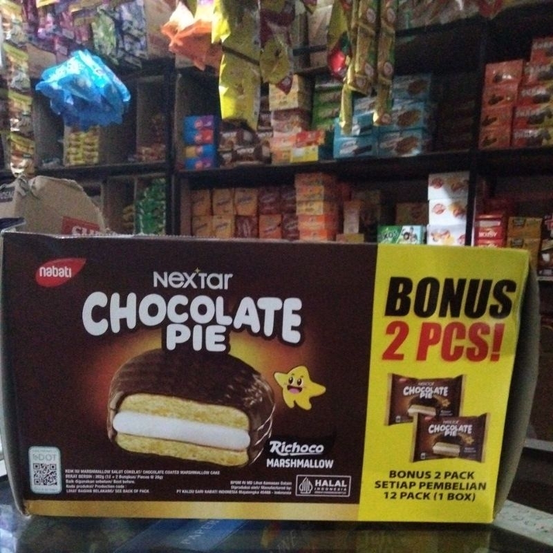 

NEXTAR CHOCOLATE PIE 392GR(ISI 12PCS)