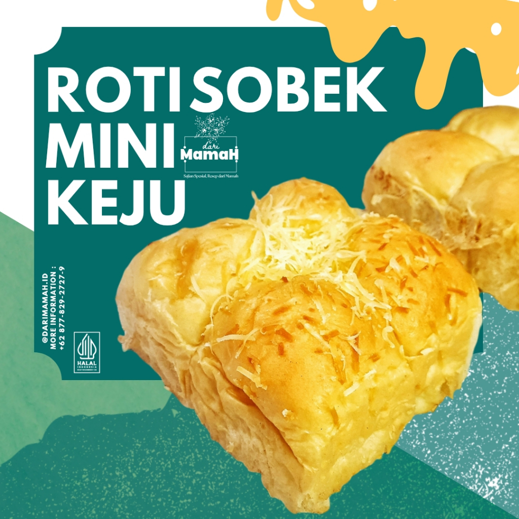 

Roti Sobek Mini Keju dari Mamah