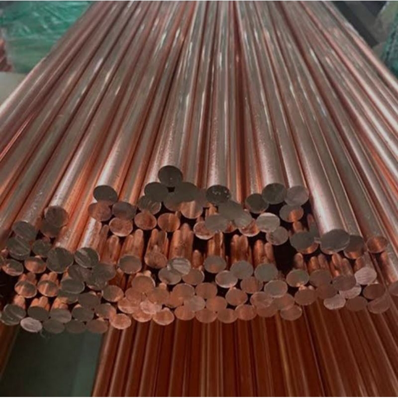 As tembaga diameter 14mm x 500mm - as murni