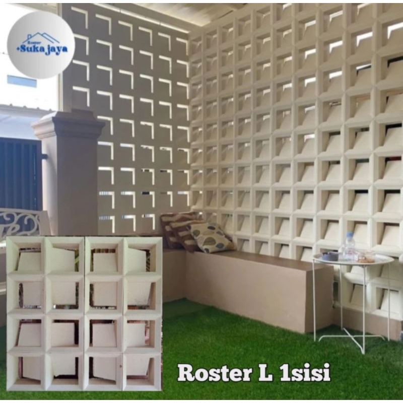 Roster minimalis/roster beton minimalis/roster minimalis/roster motif L satu muka