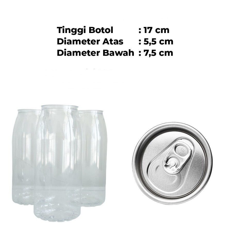 PET Pop Can Bottle Kaleng PET Kaleng Plastik PET Can Botol Pop Can
