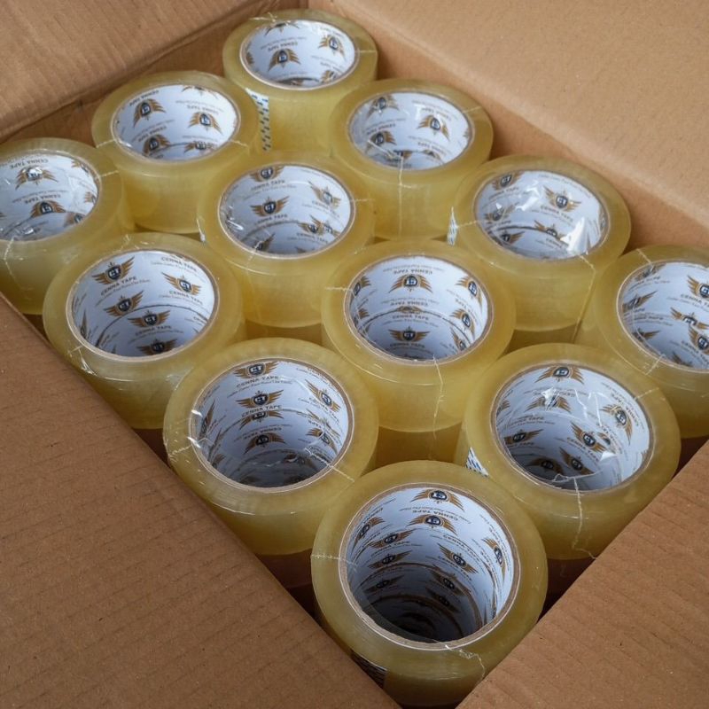 

CENNA TAPE - 1 Pcs Lakban Besar Lentur Kuat Rekat & Elastis 45 mm x 90 yard