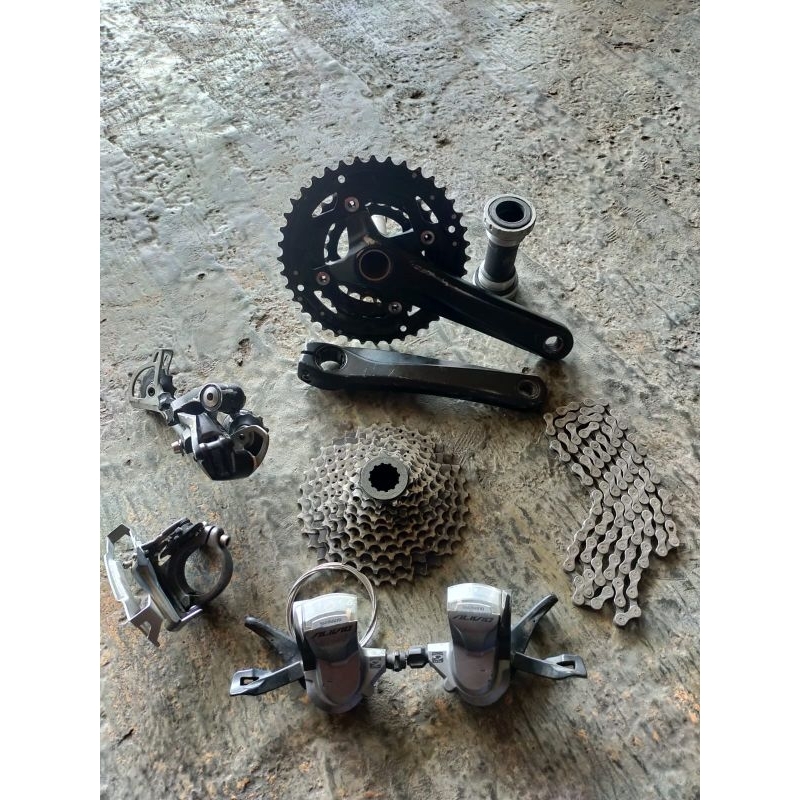 Groupset Shimano Alivio 3x9 Speed Sepeda MTB