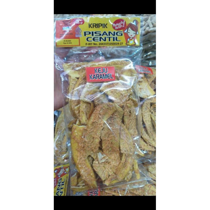 

pisang keju caramel (pisang centil)