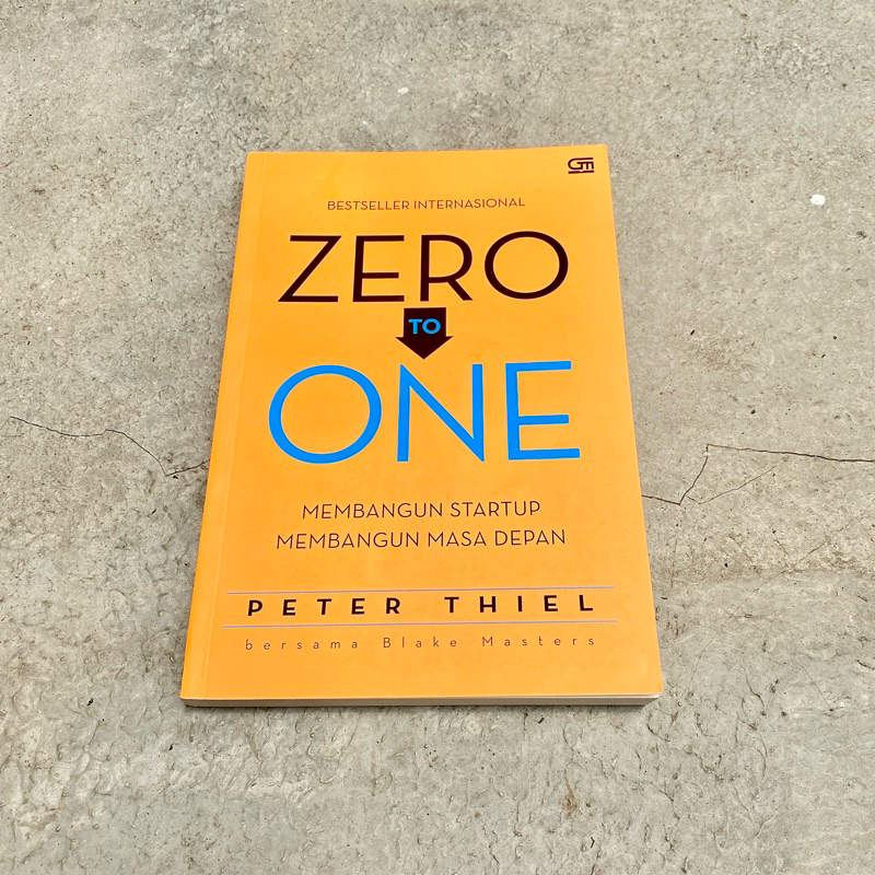 PRELOVED Well Used BUKU Zero to One - Peter Thiel