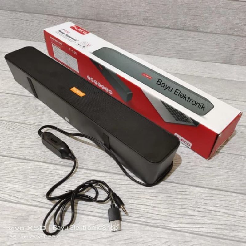 SPEAKER F-550 SOUNDBAR FLECO USB / SPEAKER LAPTOP / KOMPUTER
