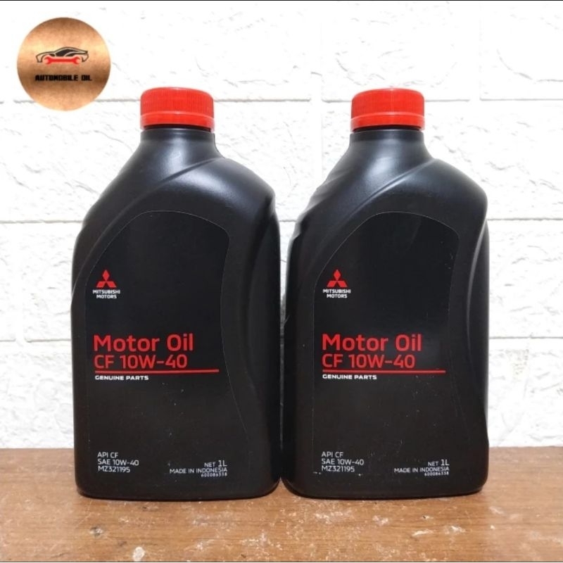 Oli mesin mitsubishi 10w-40 1L-untuk mobil Pajero sport/ L300-original mitsubishi