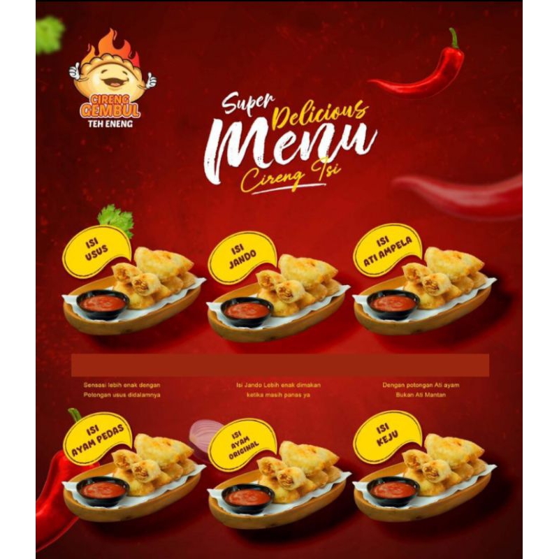 

1 Porsi Cireng Gemoy Yasmin Isi 5