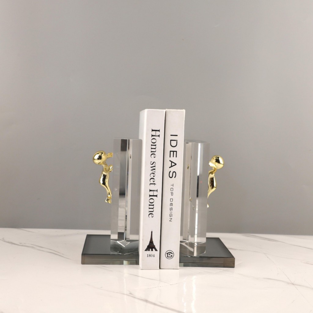 

Penyangga Buku Human Stuck Goldman Crystal / Booked Art Decor - ITS ME M65