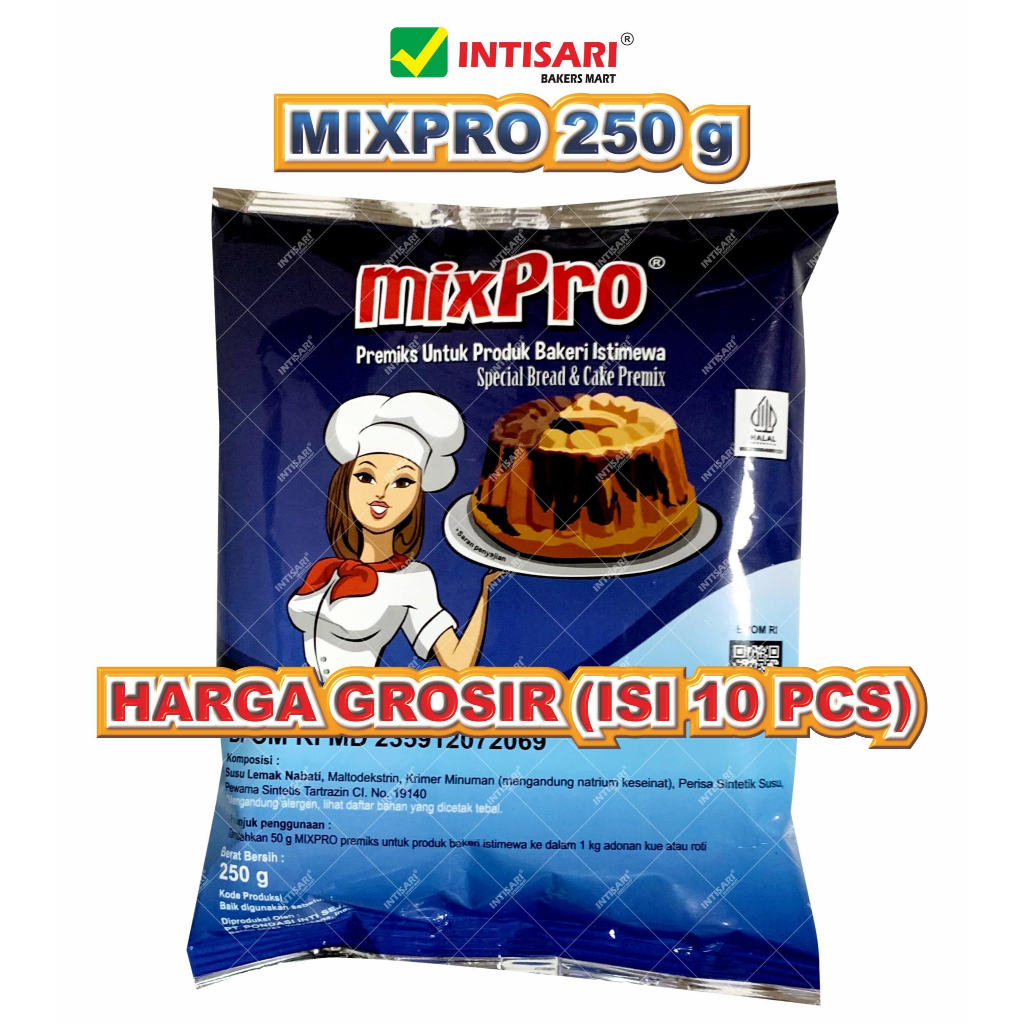

[GROSIR ISI 10 PCS] MIXPRO SUSU BUBUK MILK REPLACER 250 G