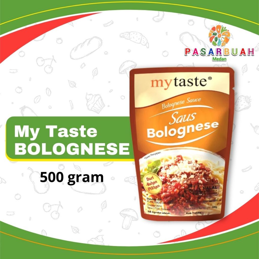 

Distributor My Taste Sauce Bolognese 500 Gram Pasar Buah Medan