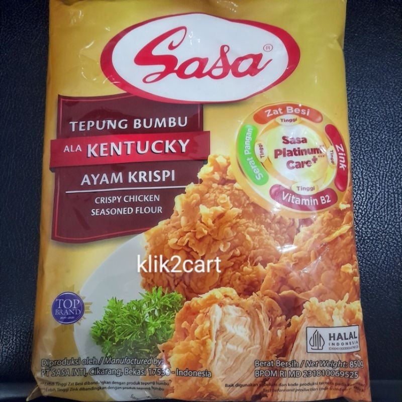 

Sasa tepung bumbu kentucky 850gr / sasa tepung ayam krispi / sasa tepung / sasa