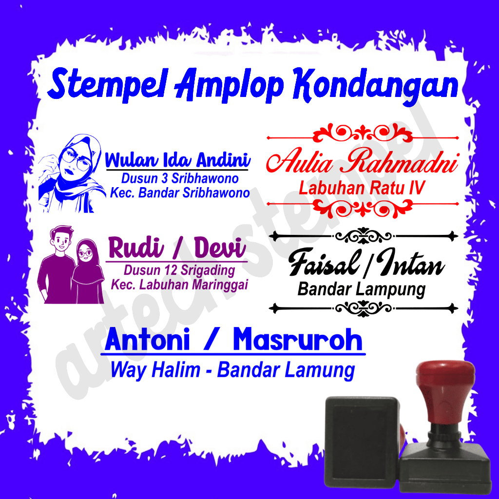 

Stempel Amplop Kondangan, Stempel Custom Foto Nama, Stempel Angpau Lebaran