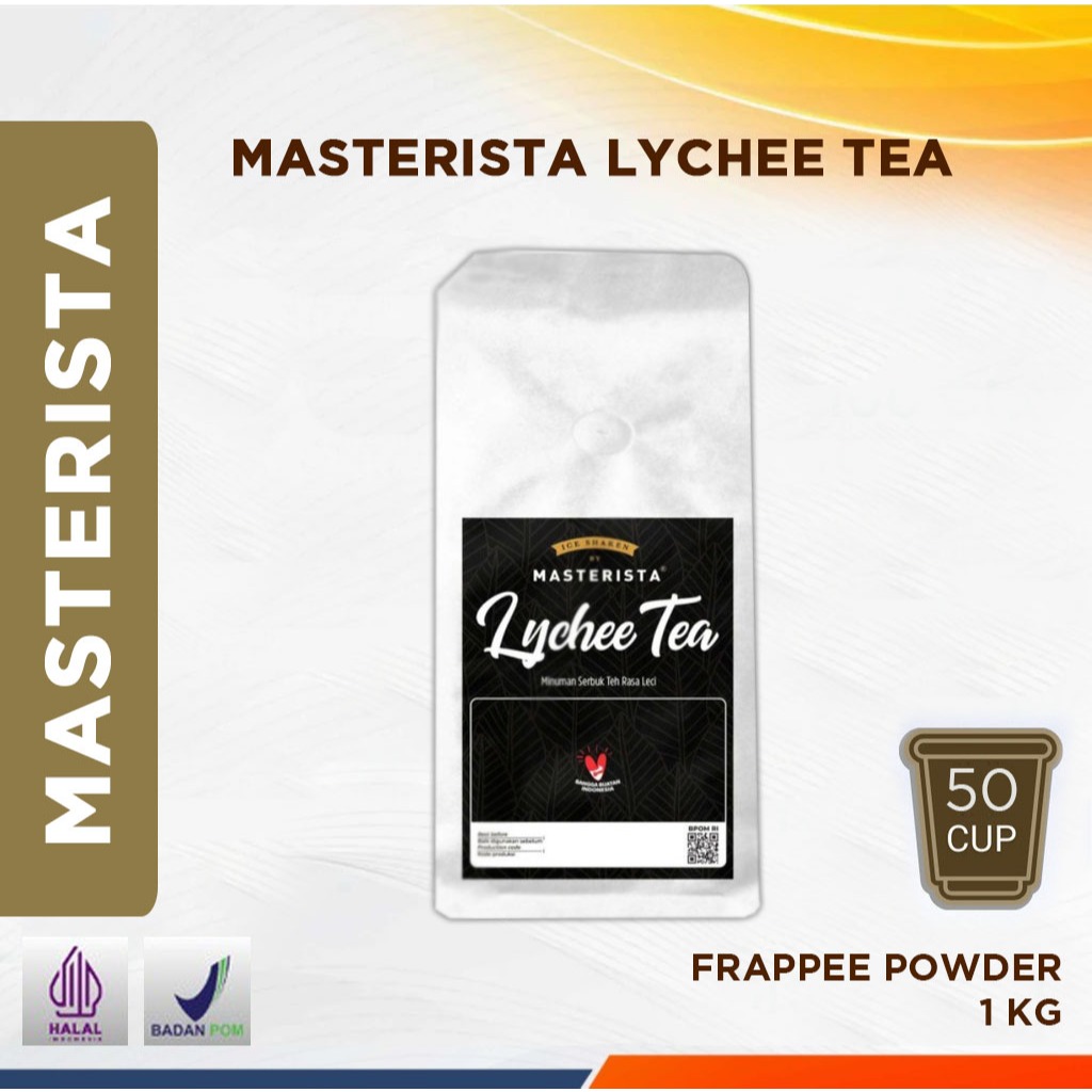 

Bubuk Minuman Masterista Lychee Tea 1Kg (Teh Rasa Leci)