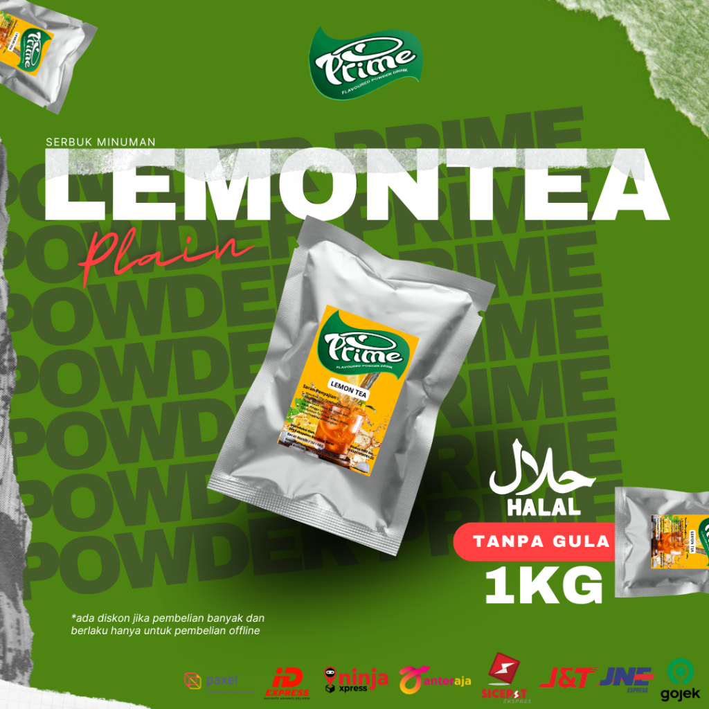 

Powder Drink Prime Lemon Tea / Bubuk Minuman Lemon Tea 1kg