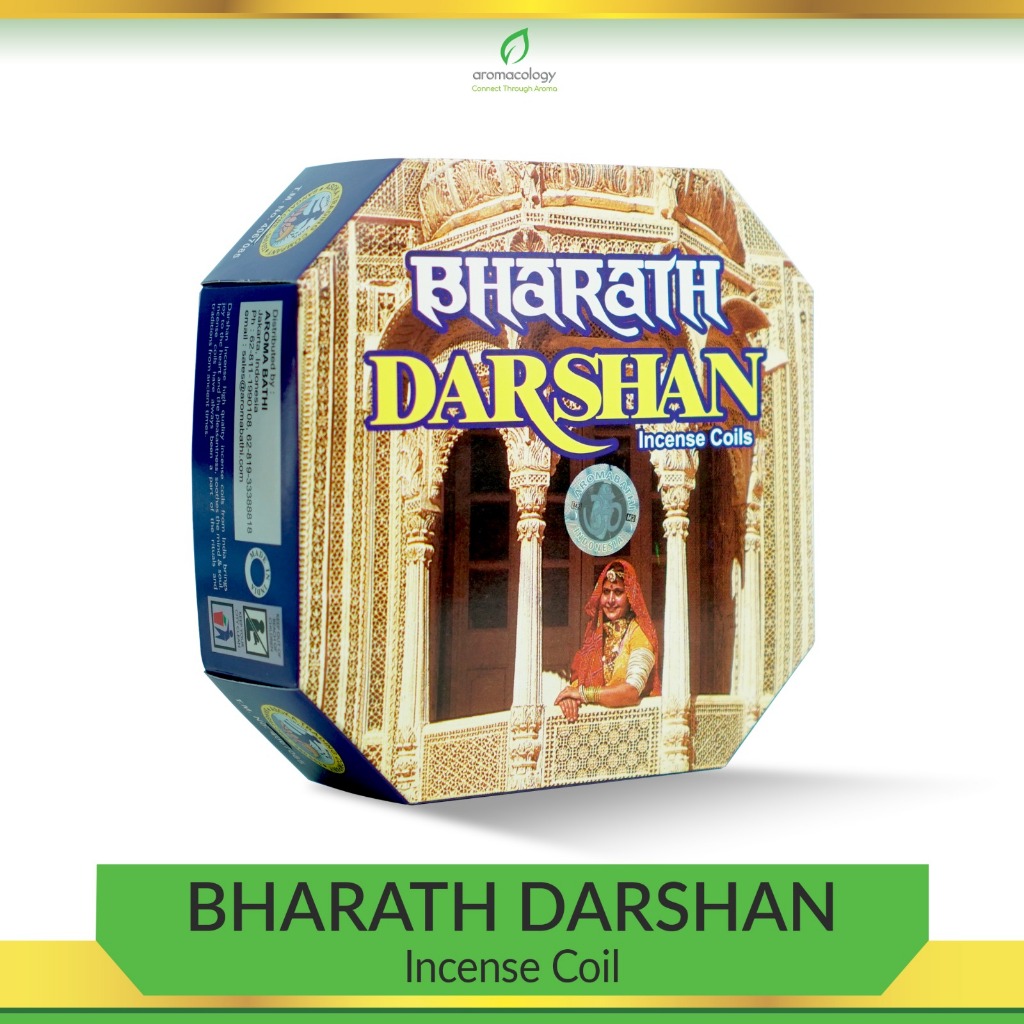 Aromateraphy Pengharum Ruangan Incense Coil - Bharat Darshan