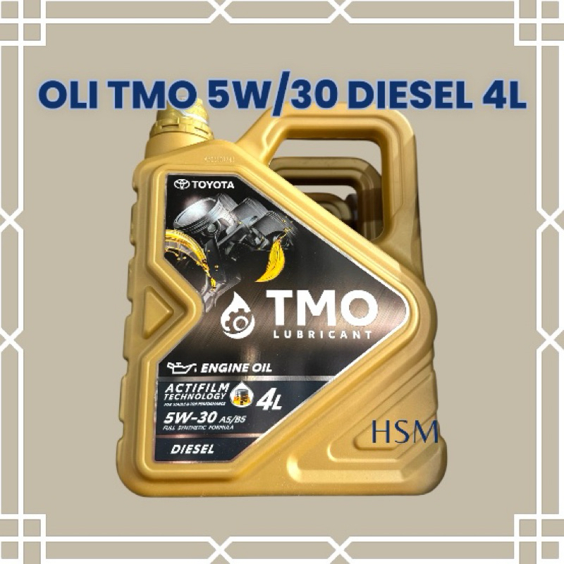 OLI DIESEL TMO TOYOTA 5W/30 4 Liter OLI MOBIL PELUMAS KENDARAAN