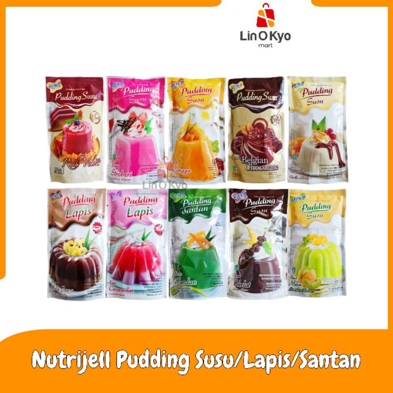

Nutrijell Pudding Susu Pudding Lapis