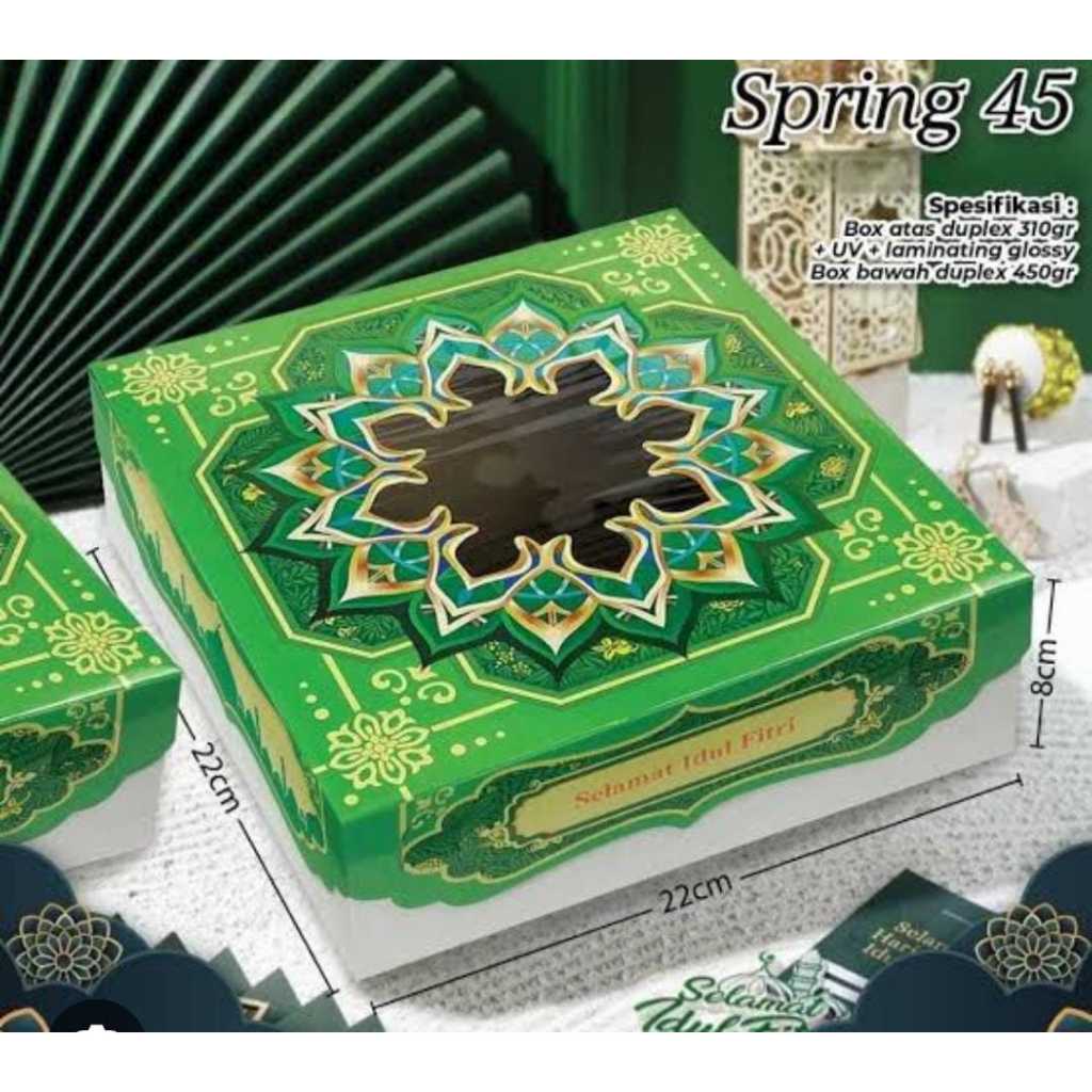 

Box Spring 45 / Box Hampers Lebaran UK 22 cm