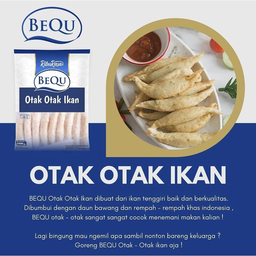 Otak - Otak Ikan BEQU 500 Gr (Riburasa Nusantara)