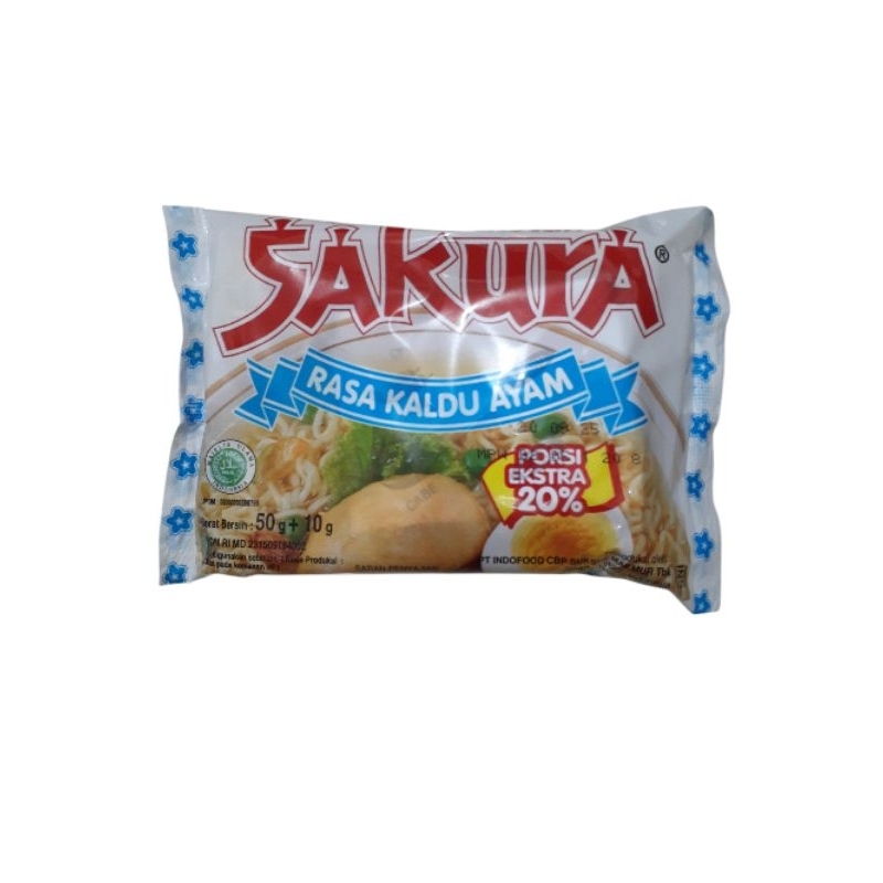

Sakura kaldu ayam mie instant