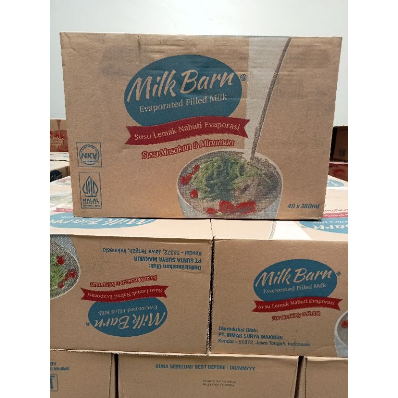 

Susu evaporasi milkbarn 380gram 1DUS