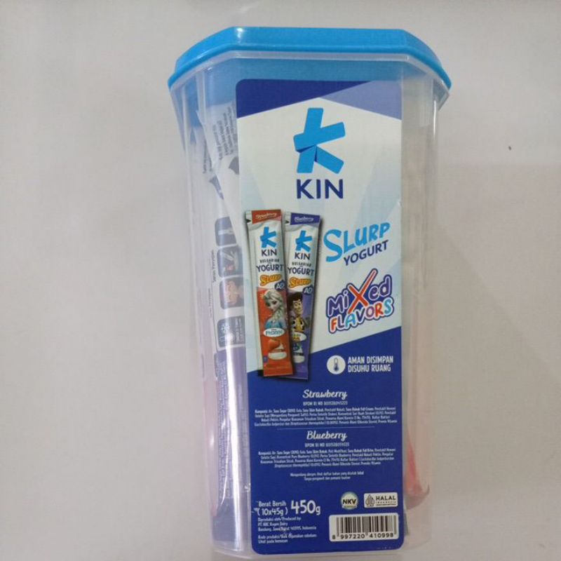 

KIN YOGHURT SLURP TOPLES 450GR