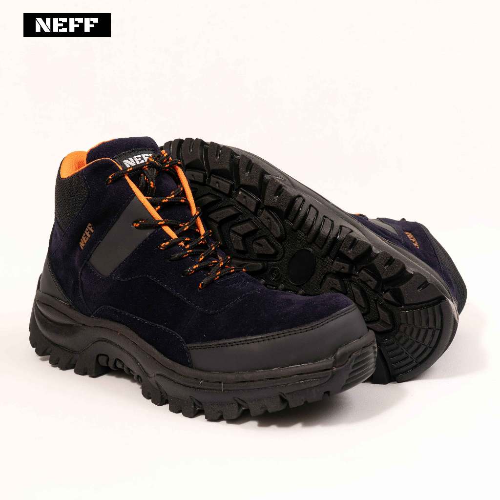 NEFF SEPATU PRIA | SEPATU SAFETY | SEPATU HIKING | SEPATU TRACKING KULIT SAPI [NFC 111]
