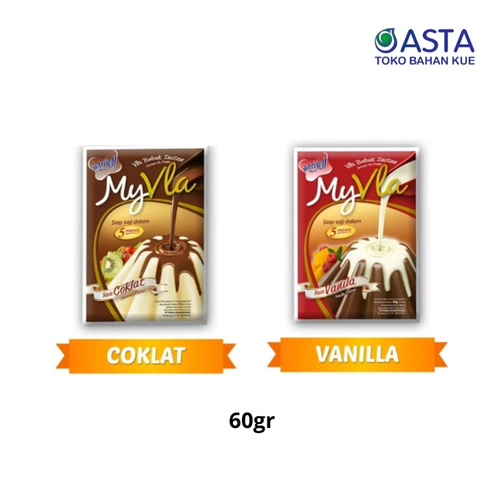 

Nutrijel My Vla Bubuk Instan Rasa Coklat/Vanila