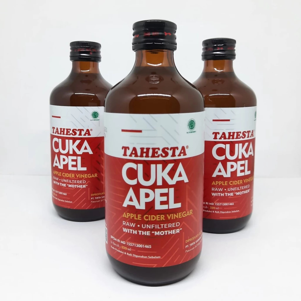 

Cuka Apel Murni Tahesta Original 320ml