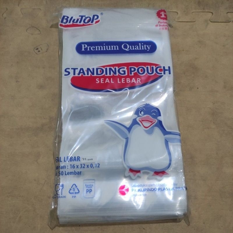 Standing Pouch ukuran 16x32 isi 50 Pcs