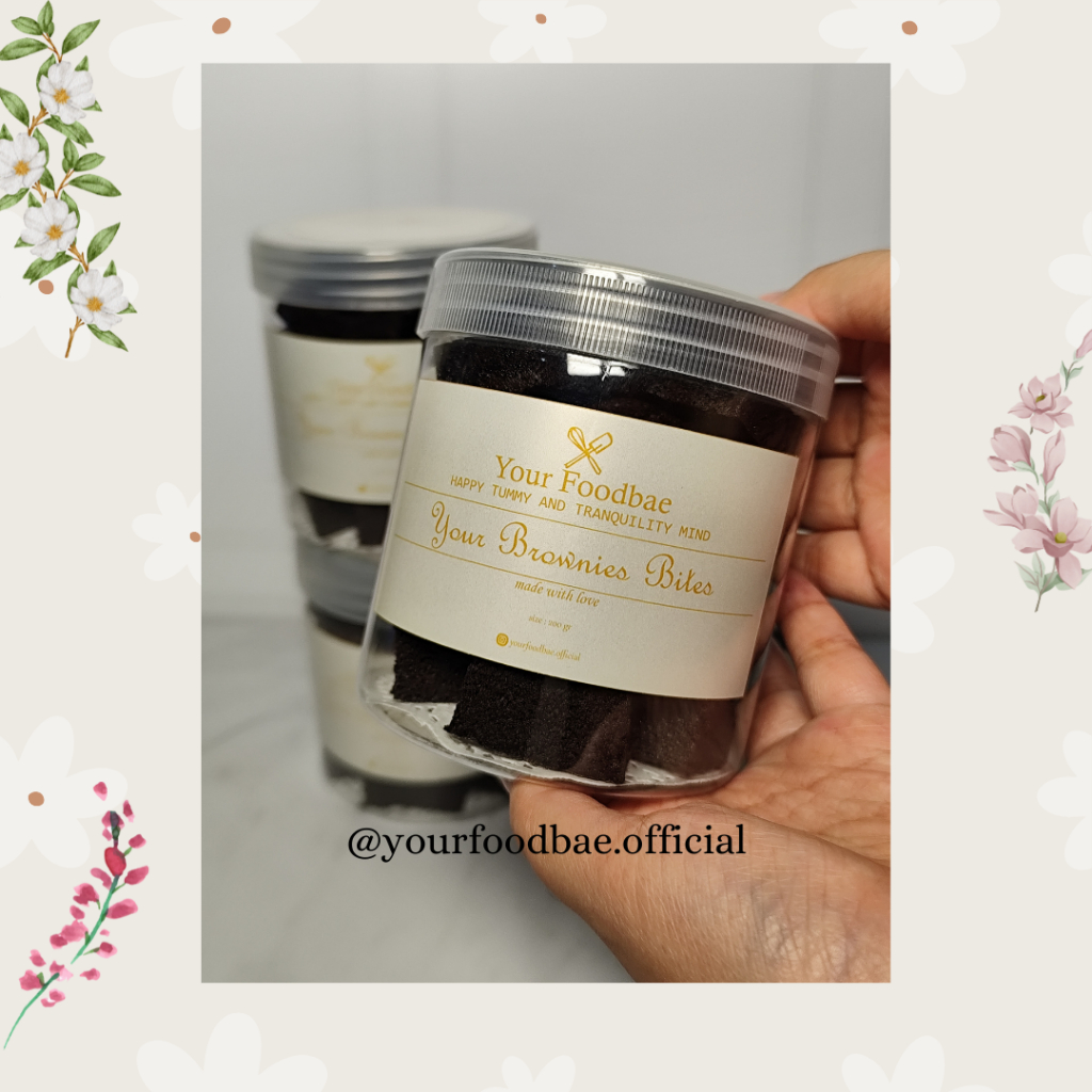 

[PAKET BUNDLE UNTUK HAMPERS] Brownies Bites 2 Toples Lebih Hemat